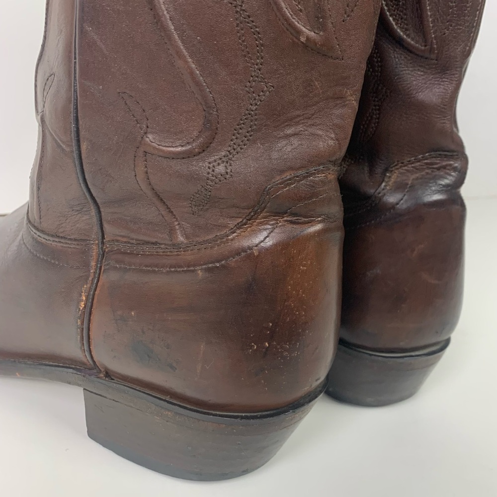 Lucchese M1004.R4 Ranch Hand Leather Boots Men Size 13D Handmade Western Cowboy - Picture 6 of 16